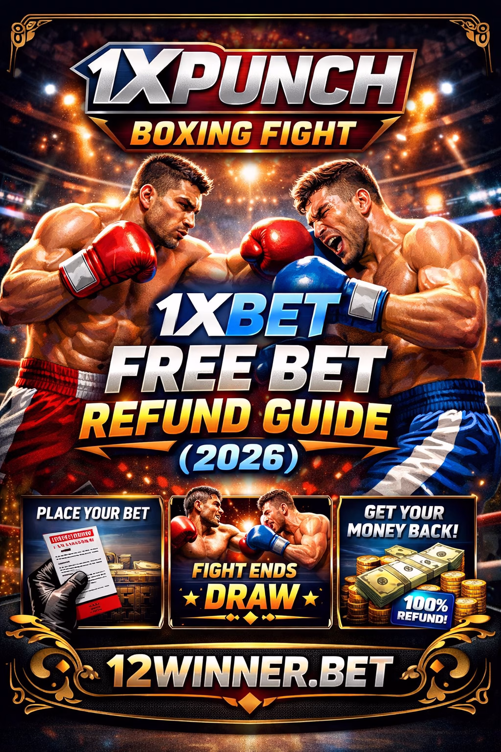 1xPunch Boxing Fight 1xBet Free Bet Refund Guide (2026) 🥊