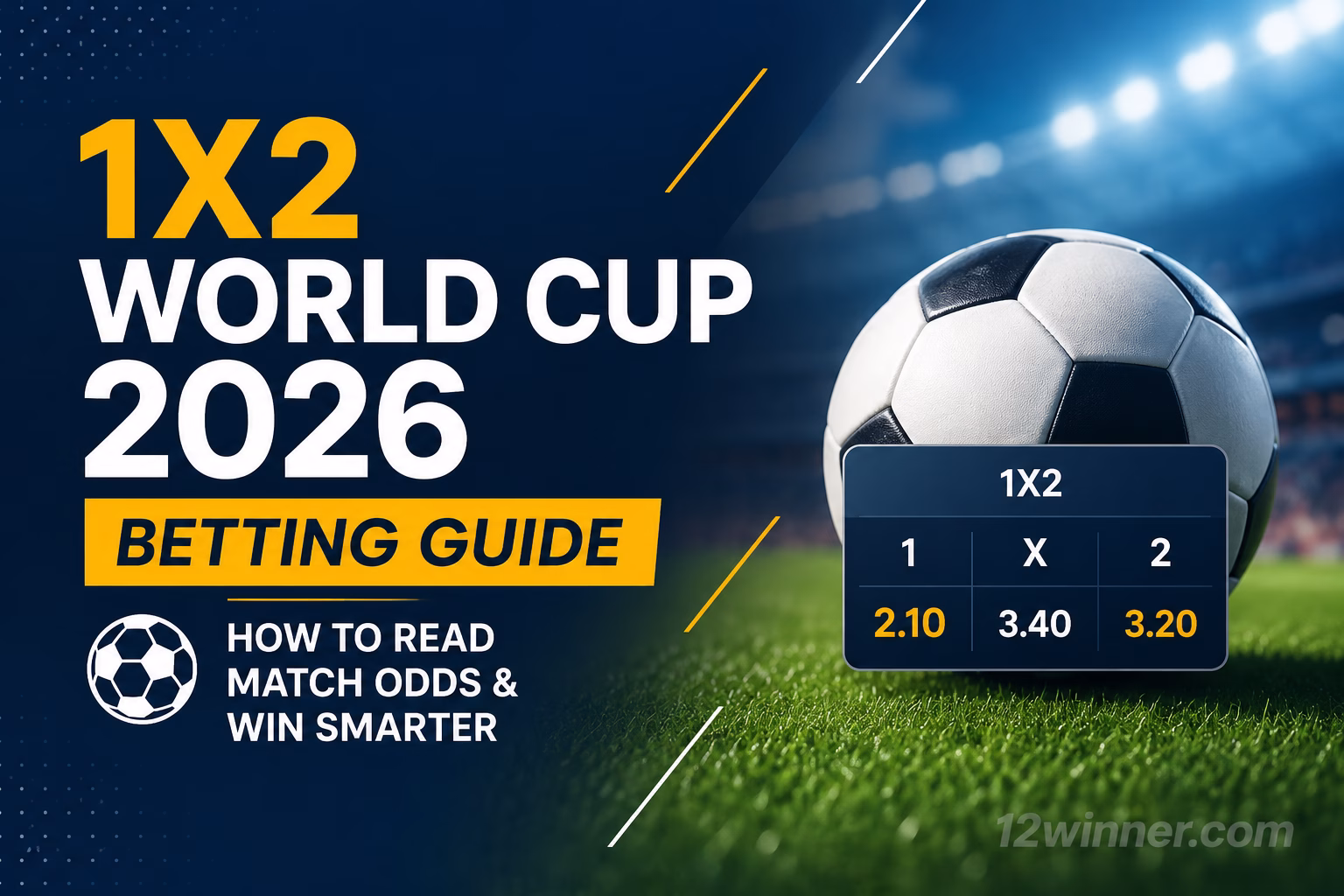 1X2 World Cup 2026 Betting Guide: How to Read Football Odds Like a Pro